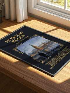 Moscow Rules Minimalist Book Poster by Daniel Silva – image 4