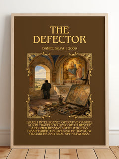 The Defector Minimalist Book Poster by Daniel Silva – image 2