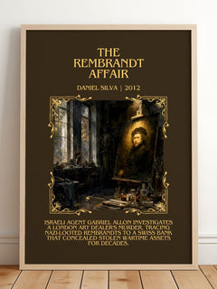The Rembrandt Affair Minimalist Book Poster by Daniel Silva – image 2