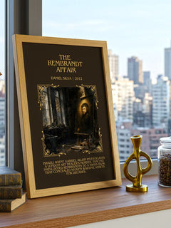 The Rembrandt Affair Minimalist Book Poster by Daniel Silva – image 3