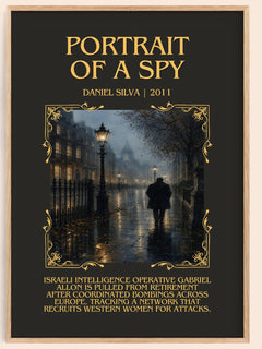 Portrait of a Spy Minimalist Book Poster by Daniel Silva – image 1