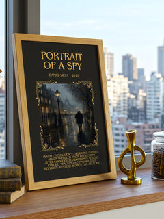 Portrait of a Spy Minimalist Book Poster by Daniel Silva – image 3