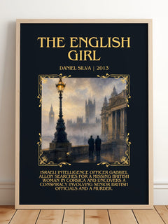The English Girl Minimalist Book Poster by Daniel Silva – image 2