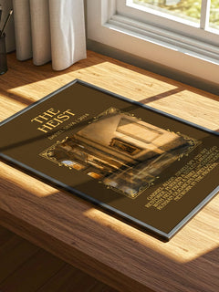 The Heist Minimalist Book Poster by Daniel Silva – image 4