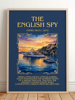 The English Spy Minimalist Book Poster by Daniel Silva – image 2