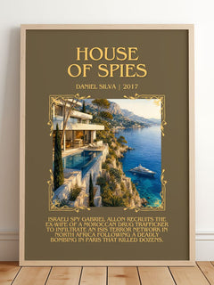 House of Spies Minimalist Book Poster by Daniel Silva – image 2