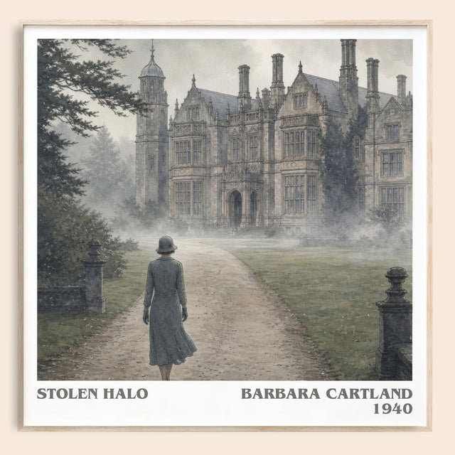 Stolen Halo Literary Art Print by Barbara Cartland