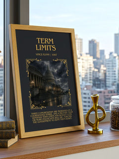 Term Limits Minimalist Book Poster by Vince Flynn – image 3