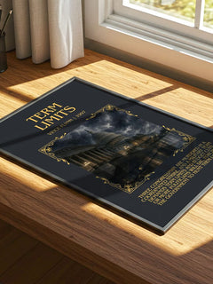 Term Limits Minimalist Book Poster by Vince Flynn – image 4