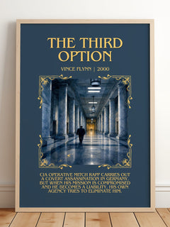 The Third Option Minimalist Book Poster by Vince Flynn – image 2