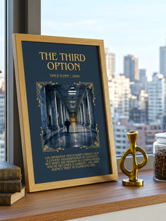 The Third Option Minimalist Book Poster by Vince Flynn – image 3