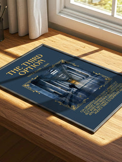 The Third Option Minimalist Book Poster by Vince Flynn – image 4