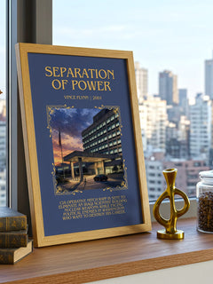 Separation of Power Minimalist Book Poster by Vince Flynn – image 3