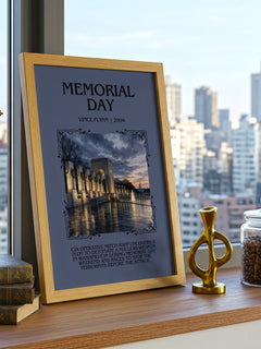Memorial Day Minimalist Book Poster by Vince Flynn – image 3