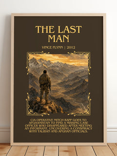 The Last Man Minimalist Book Poster by Vince Flynn – image 2