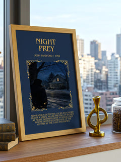 Night Prey Minimalist Book Poster by John Sandford – image 3