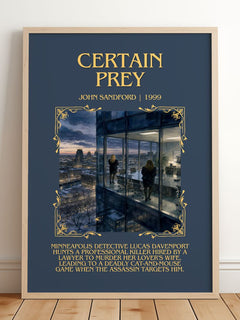 Certain Prey Minimalist Book Poster by John Sandford – image 2
