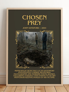 Chosen Prey Minimalist Book Poster by John Sandford – image 2