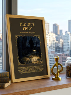 Hidden Prey Minimalist Book Poster by John Sandford – image 3