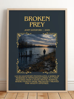 Broken Prey Minimalist Book Poster by John Sandford – image 2