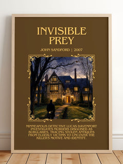 Invisible Prey Minimalist Book Poster by John Sandford – image 2
