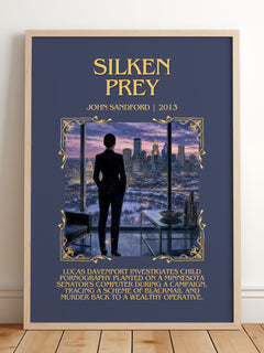 Silken Prey Minimalist Book Poster by John Sandford – image 2
