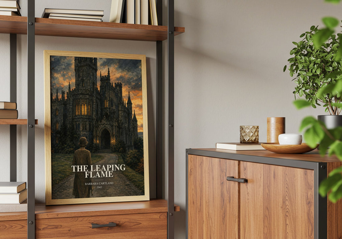 The Leaping Flame book watercolour illustration paper finish options – matte satin gloss