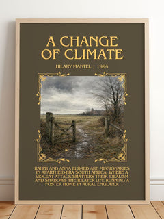 A Change of Climate Minimalist Book Poster by Hilary Mantel – image 2
