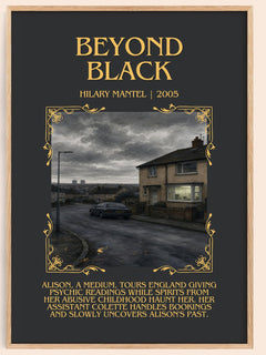 Beyond Black Minimalist Book Poster by Hilary Mantel – image 1