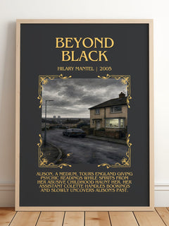 Beyond Black Minimalist Book Poster by Hilary Mantel – image 2