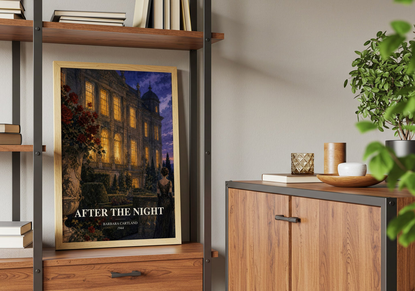 After The Night book watercolour illustration paper finish options – matte satin gloss