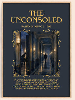 The Unconsoled Minimalist Book Poster by Kazuo Ishiguro – image 1