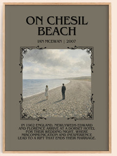 On Chesil Beach Minimalist Book Poster by Ian McEwan – image 1