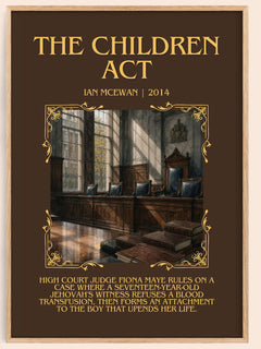 The Children Act Minimalist Book Poster by Ian McEwan – image 1