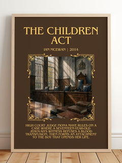 The Children Act Minimalist Book Poster by Ian McEwan – image 2