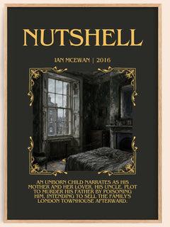 Nutshell Minimalist Book Poster by Ian McEwan – image 1