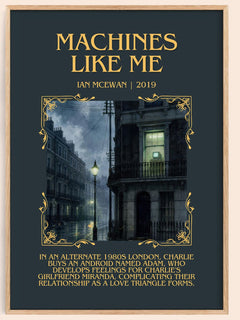 Machines Like Me Minimalist Book Poster by Ian McEwan – image 1