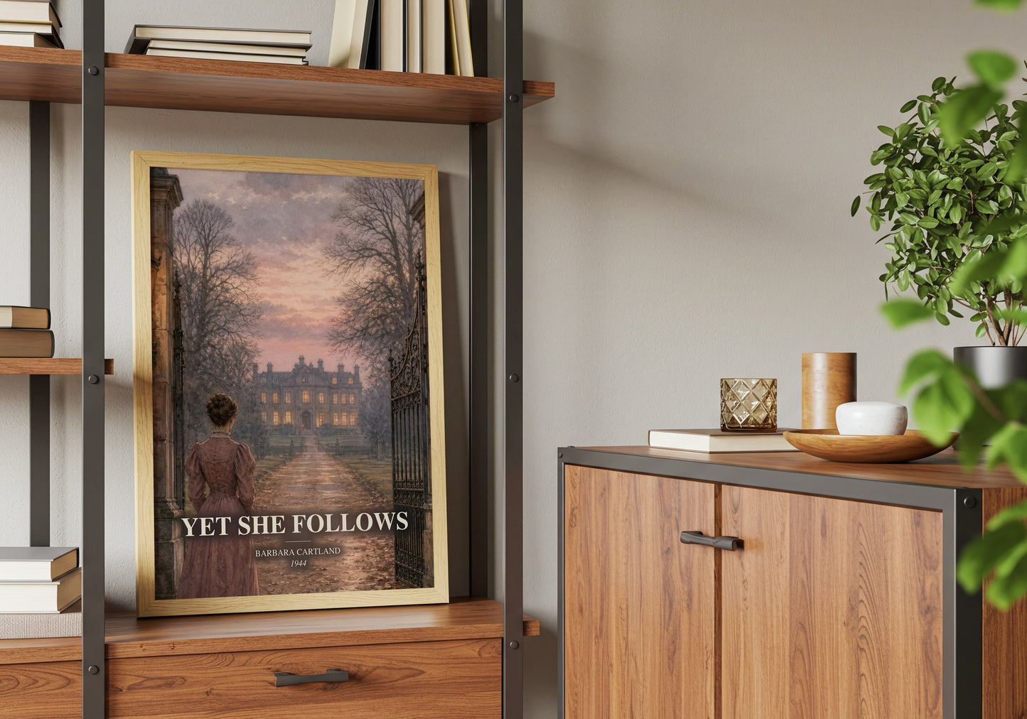 Yet She Follows book watercolour illustration paper finish options – matte satin gloss