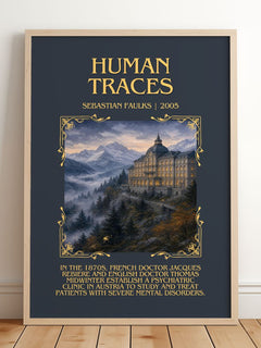 Human Traces Minimalist Book Poster by Sebastian Faulks – image 2