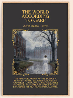 The World According to Garp Minimalist Book Poster by John Irving – image 1