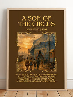 A Son of the Circus Minimalist Book Poster by John Irving – image 2