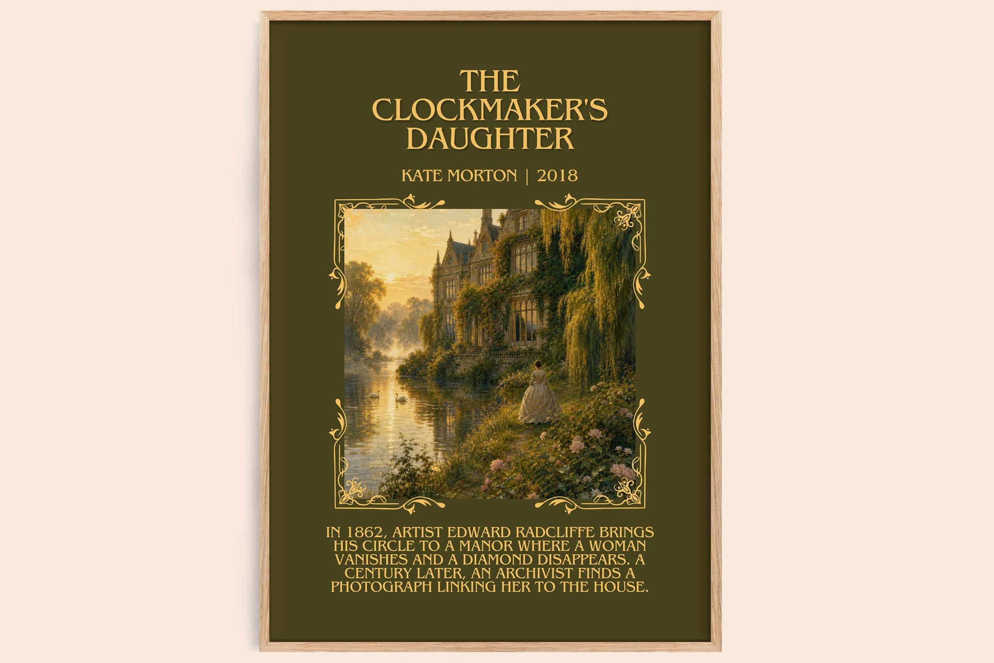 The Clockmaker's Daughter Minimalist Book Poster by Kate Morton