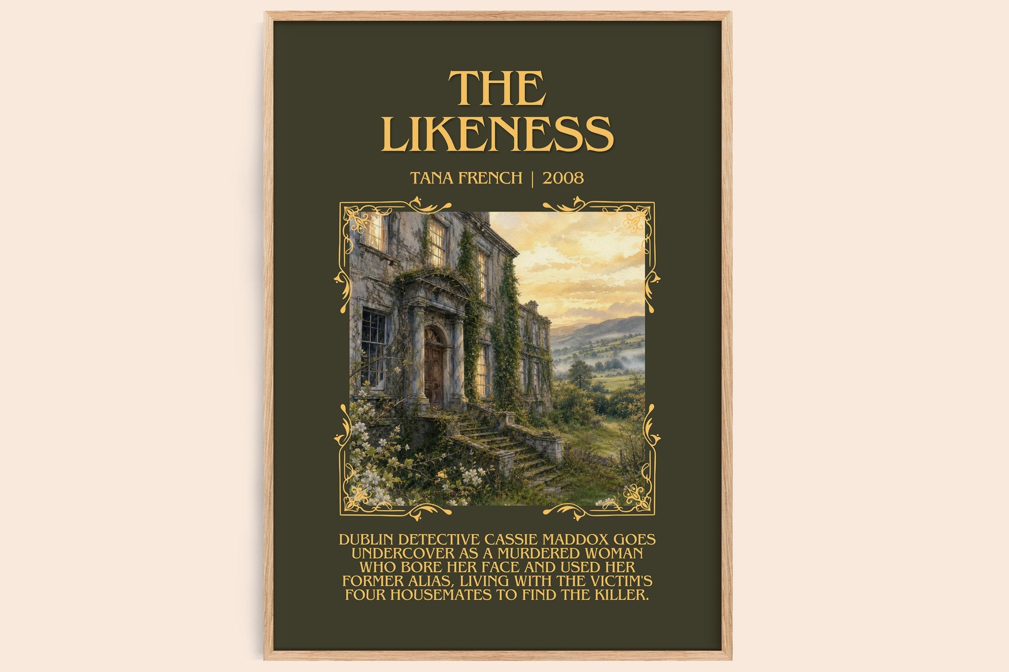 The Likeness Minimalist Book Poster by Tana French