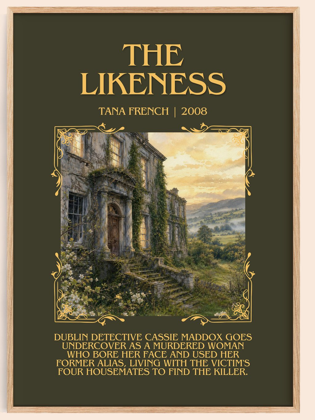 The Likeness Minimalist Book Poster by Tana French – book poster