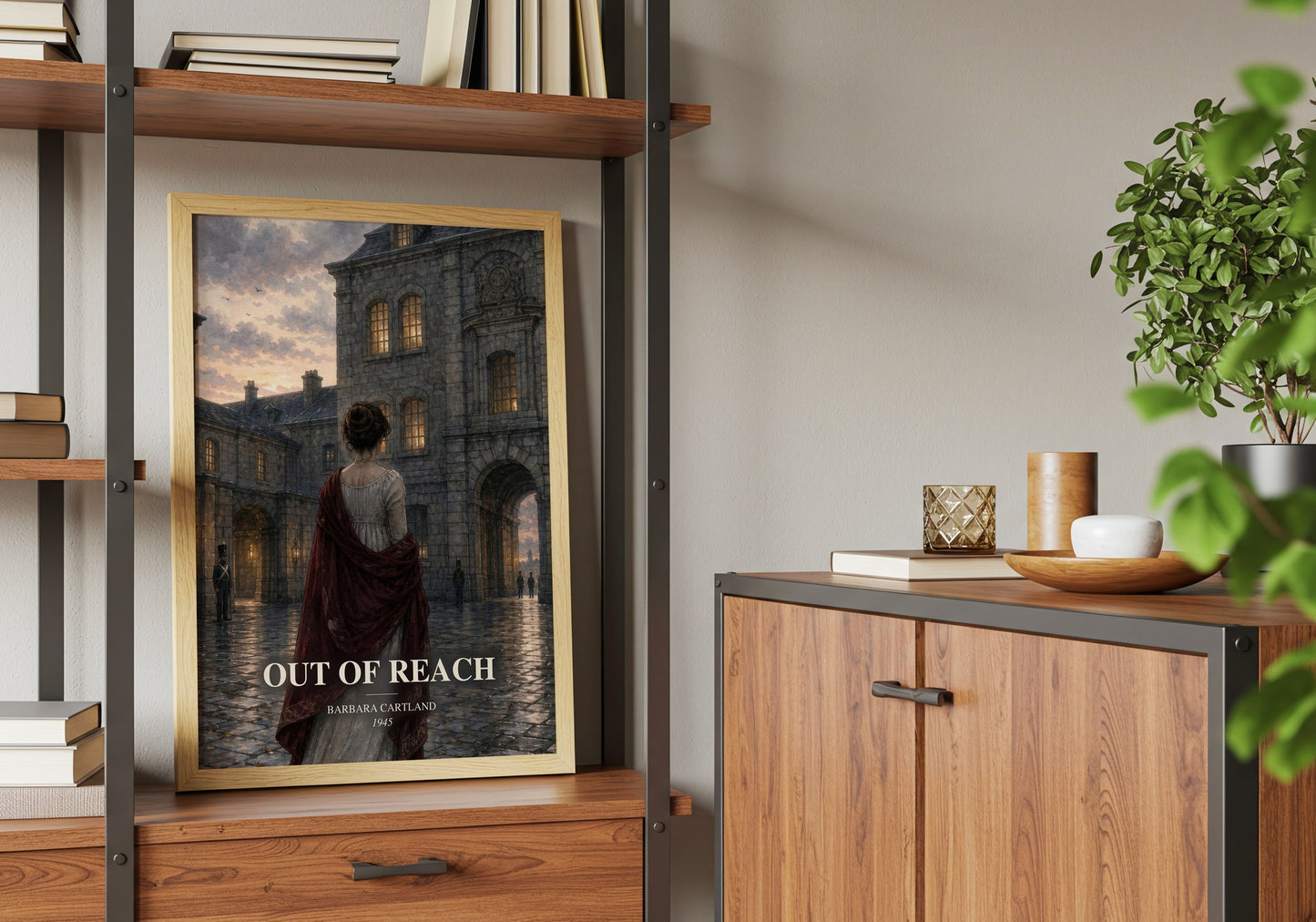 Out Of Reach book watercolour illustration paper finish options – matte satin gloss