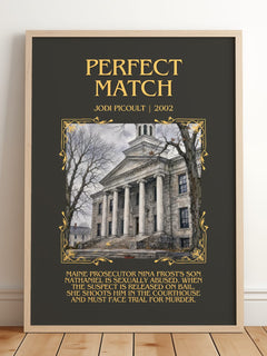 Perfect Match Minimalist Book Poster by Jodi Picoult – image 2