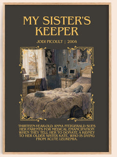 My Sister's Keeper Minimalist Book Poster by Jodi Picoult – image 1