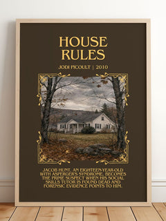 House Rules Minimalist Book Poster by Jodi Picoult – image 2