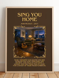 Sing You Home Minimalist Book Poster by Jodi Picoult – image 2