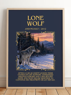 Lone Wolf Minimalist Book Poster by Jodi Picoult – image 2
